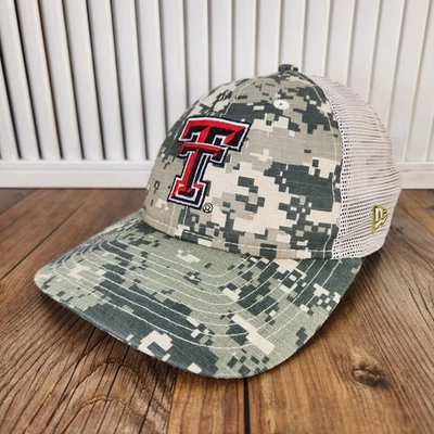 Gorra de camionero Texas Tech Red Raiders New Era 9twenty verde Digi camuflada Snapback Foto 1 de 4