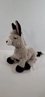 Ganz Webkinz Donkey Plush Stuffed Animal  HM407 Mule Gray NO CODE 8” - Image 1 of 4