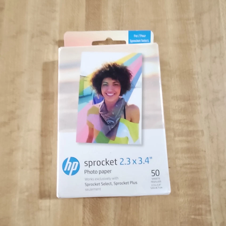 HP SPROCKET 2.3 x 3.4" Photo Paper (50 Sheets) - Image 1 of 3
