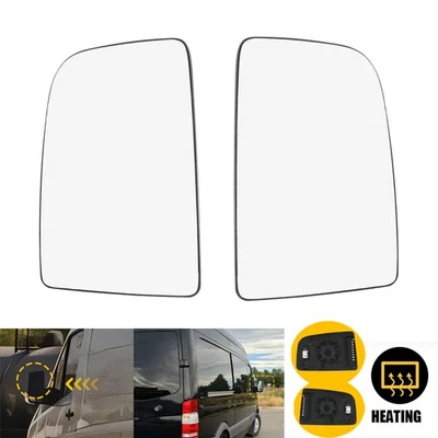 Espejo retrovisor delantero derecho izquierdo vidrio térmico para Mercedes-Benz 2010-2018 2500 Sprinter 3500 Foto 1 de 4