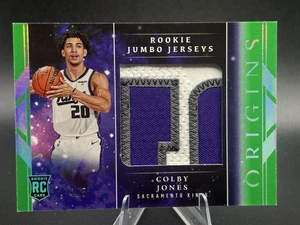 2023-24 Panini Origins Rookie Jumbo Jerseys Colby Jones #RJJ-COL /5 - Kings - Picture 1 of 3