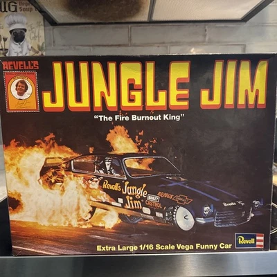 Chevy Vega 1973 Revell Jungle Jim The Fire Burnout King coche divertido modelo 1/16  Foto 1 de 4