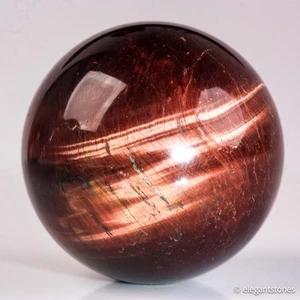 Esfera ojo de tigre rojo 53 g33 mm bola de cristal cuarzo natural piedras preciosas curativas chakra - Imagen 1 de 10