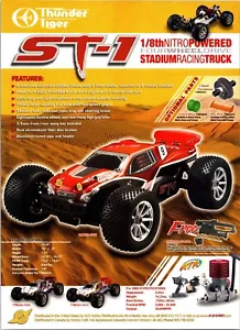 Thunder Tiger ST-1 Truggy Impresión Anuncio Arte de Pared Decoración - Imagen 1 de 2