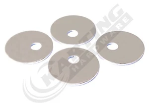 Seat Lip Mounting (4 Pack) Flat Aluminum Metric Washer (Silver),Go Kart Hardware - Picture 1 of 2