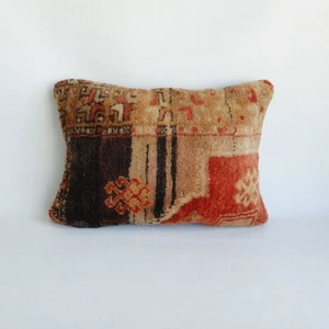 Kars Rug Pillow Case , 16x24 Turkish Pillow Cover , southwestern pattern pillow - Picture 1 of 9