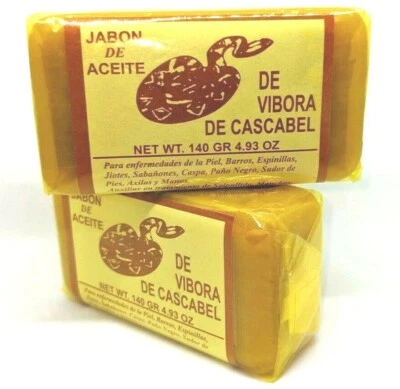 🇺🇸 2 Rattlesnake Soaps-2Jabon De Aceite De Vibora De Cascabel-Acne Hives boils - Image 1 of 4