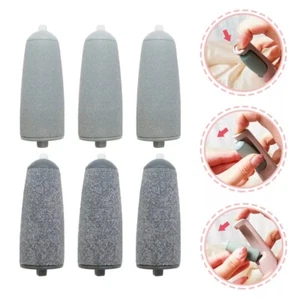 6 Pcs Pedicure Scrub Heads Roller No Electric Face Foot Grinder Replacement Head - Picture 1 of 10