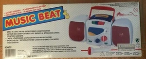 RARE Vintage 90s Cassette Player FM AM Radio Mic Karaoke NIPCO Battery operated - Picture 1 of 11