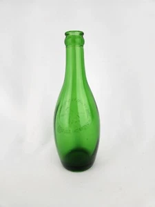Vintage Tesalia Springs Green Glass Bottle Mineral Water Polar Bear Logo Ecuador - Picture 1 of 11