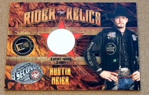 2009 Press Pass 8 Seconds PBR RR-AM1 Austin Meier Bull Rider Relics Rodeo - Picture 1 of 2
