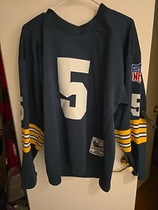 Green Bay Packers Paul Hornung Mitchell & Ness Green 1961 NFL Authentic Jersey - Picture 1 of 7