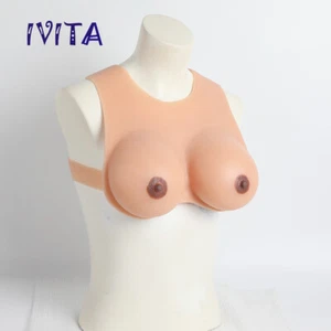 3XL E Cup Silikonbrüste Body Fake Boobs Brustpanzer Transgender Silicone Boobs - Picture 1 of 11