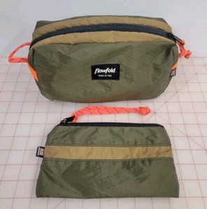 L.L. Bean x Flowfold USA Made Toiletry Dopp Kit And Utility Pouch Rare - Picture 1 of 4