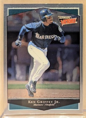 1999 Ultimate Victory #102 Ken Griffey Jr HOF RARE ULTRA PREMIUM CHROMIUM - Image 1 of 2