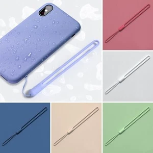 Soft Phone Lanyard Silicone Phone Case Chain Straps Fashion Keychain - Photo 1 sur 22