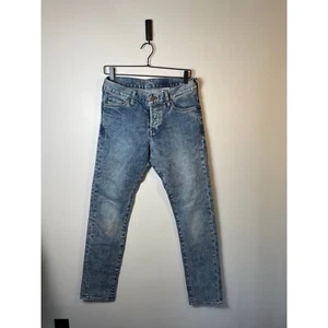 H&M &Denim Men’s Jeans Slim Low Waist Skinny Acid Wash Straight Size 30/32 - Picture 1 of 3