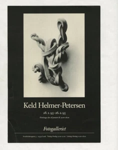 1995 Inscribed KELD HELMER-PETERSEN Modern Danish Photography Exhibition Poster - Picture 1 of 3