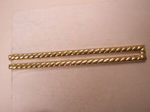 -Parallel Gold Tone Quality Vintage AVON Tie Bar Clip simple plain design