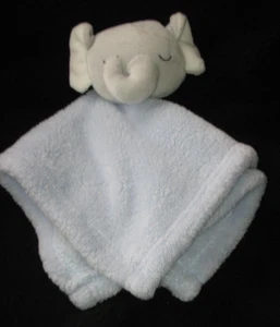 Mini Muffin Blue Elephant Security Blanket Baby Lovey Plush - Picture 1 of 4