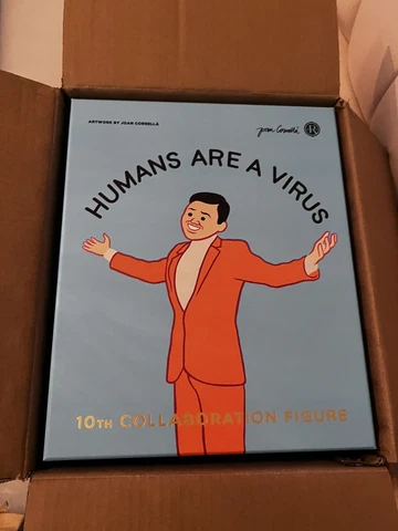 New Joan Cornella Humans Are A Virus Figure DDTSTORE 10th *IN HAND USA SHIPPING* Cover