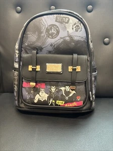 WondaPop Disney Villains 11-inch Vegan Leather Mini Backpack New - Picture 1 of 11