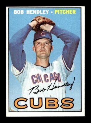 1967 Topps #256 Bob Hendley Cubs EX+ *7j - Image 1 of 2