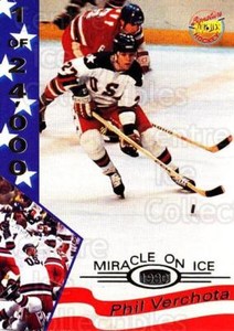 1995 Signature Rookies Miracle on Ice Numbered #38 Phil Verchota