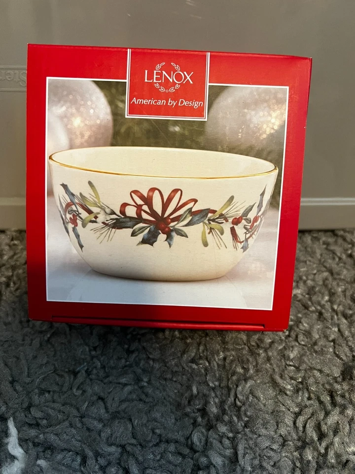 Lenox 893504 Holiday Snowman Bowl Christmas Hosting
