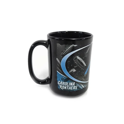 Officially Licensed NFL Carolina Panthers Team Rally Coffee Mug, 15 oz Cover