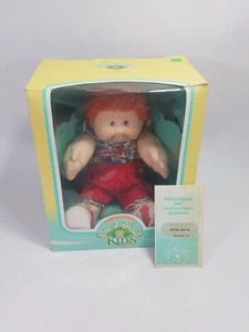 1987 Coleco 3900 Cabbage Patch Kids Red Hair w/ Retainer Birth Cert Peter Jarvis - Picture 1 of 12