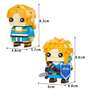 Legend of Zelda Figures Toy Link & Princess Zelda Game Model Building Blocks Set - Picture 1 of 6
