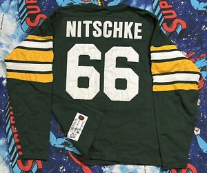 Vintage 90's Champion Green Bay Packers Ray Nitschke NFL Jersey Men's M Stitched