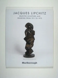 Jacques Lipchitz Sculpture Drawing Catalog Book 1911 to 1972 Marlborough Art - Picture 1 of 6