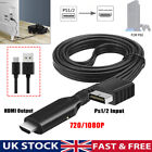 For Sony PS1/ PS2 to HDMI Adapter Game Console Audio Video Converter Cable Cord