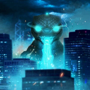 FUNKO POP HEAT RAY GODZILLA (vs Kong) GLOW IN THE DARK! 5" MIB  USA SELLER! - Picture 1 of 5