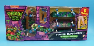 RMS Teenage Mutant Ninja Turtles Mutant Mayhem Fingerskateboards 5er Pack Neu - Bild 1 von 6