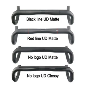 31.8 Carbon Road Bicycle Handlebar Gravel Bike Drop Bars for Cycling 400/420/440 - Picture 1 of 11