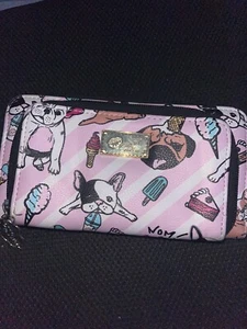 Luv Betsy Johnson pink pug mini bag - Picture 1 of 4