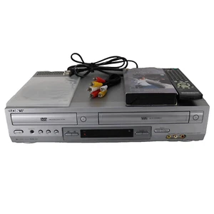 Sony SLV-D300P DVD VCR Combo Player * VG * Tested Working * Bundle Remote Cables - Picture 1 of 15