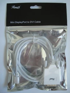 Rosewill RCDC-14018 Mini DisplayPort to DVI Cable Male to Male 6-Foot 32 AWG  - Picture 1 of 5