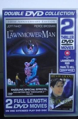 2 Thriller Movies: The Lawnmower Man - Pierce Brosnan - Train To Hell Hugh Grant - Image 1 of 2