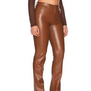 Good America Better Than Leather Kunstleder braune Hose. damen gr 6/28 - Bild 1 von 8