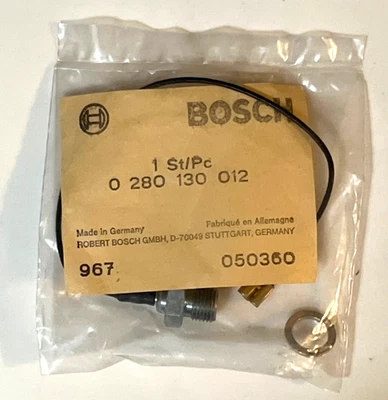 NOS Bosch Part #028013012 Cylinder Head Temp Sensor Factory # 022906041A German - Image 1 of 3