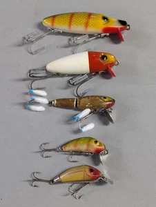 (5) Vintage Wright & McGill Fishing Lures - Picture 1 of 3