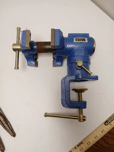 CENTRAL FORGE Tragbarer Schraubstock 360° Tisch Schwenkbar Verriegelbare Basis & Schwenkbacke - Bild 1 von 10