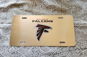 Atlanta Falcons Football Mirror Reflective Novelty License Plate Tag 6x12 In - Picture 1 of 1
