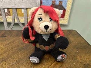 Build A Bear BAB Avengers Marvel Black Widow 8" Stuffed Plush Animal Teddy - Picture 1 of 4