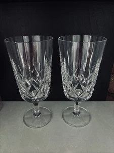 2er Set Gorham geschliffen Kristall Eistee Gläser 7 1/4" hoch - Bild 1 von 7