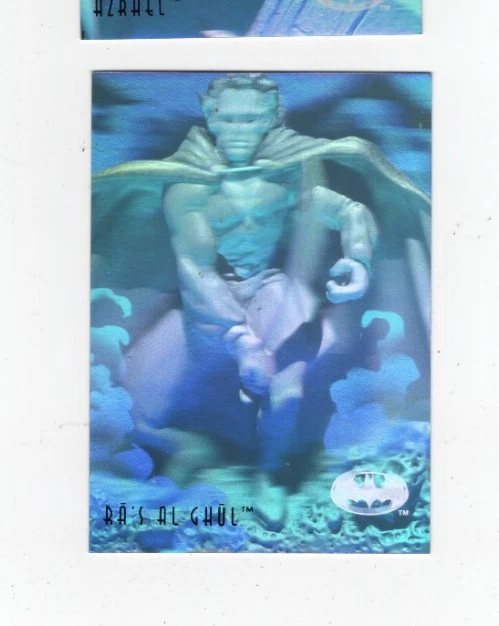 1996 Batman Hologram Cards Blue Foil Parallel You Pick - Image 1 of 1